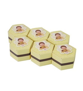 10 Adet 7x7x5cm Altıgen Arı Kutu Bal Peteği