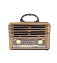 Prototif RT-812 Bluetooth, Usb/Sd/Aux/Fm 3 Band Radyo Nostalji Müzik Kutusu