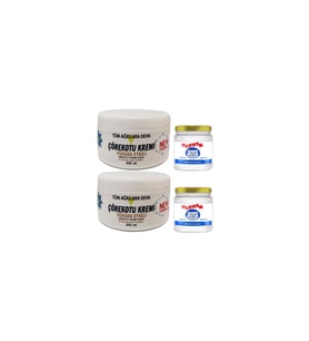 Süper Çörek Otu Kremi XL Boy  2x200 ml+Snow Kitten 2x50 ml Menthol Balm