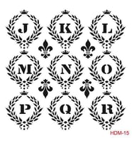 Cadence Home Decor Midi Stencil Boyama Şablonu 25x25 cm. HDM-15 