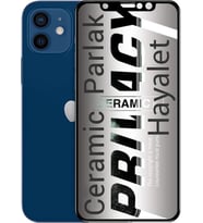 Apple Uyumlu   iPhone 12 Hayalet Ekran Koruyucu Parlak Seramik
