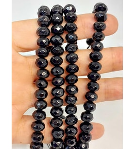 Turmalin Taşı Rondela Faset Kesim 5.5*7.5mm dizi (45828)