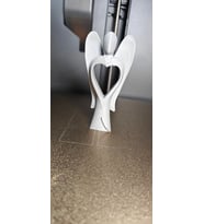 Kanatlı Melek Aşk Dekorasyon Obje 14CM Beyaz Renk
