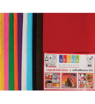 SÜDOR SK33 20X30 CM 10 RENK YAPIŞKANLI KEÇE
