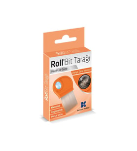 Roll Bit Tarağı Deriye Zarar Vermez Mercekli - Turuncu