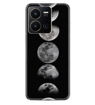 Vivo Y22 Kılıf Resimli Desenli Baskılı Silikon Great Moons 1354