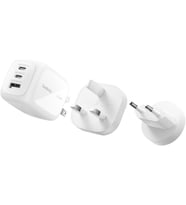 Belkin 3 Bağlantı Noktalı Usb-C Şarj Cihazı, 70 W, 2X Usb-C Ve 1X Usb-A Gan Duvar Tipi, Abd/İngilter (Çok Renkli)