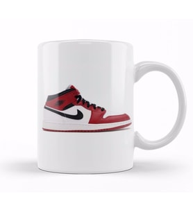Jordan 1 Mid Chicago Gs Kupa Bardak Porselen