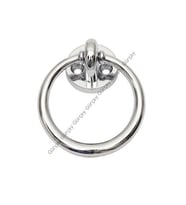 Gürçay Halka Süs Kulp Çekmece Kapak Sandalye Kulpu 60mm PARLAK KROM (Karışık)