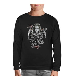 Chuck Schuldiner - 1967 Siyah Çocuk Sweatshirt