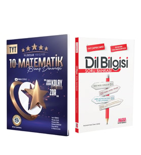 Bilgi Sarmal TYT Matematik Yıldızlar Yarışıyor Denemesi ve AKM Dil Bilgisi Soru Bankası Seti 2 Kitap