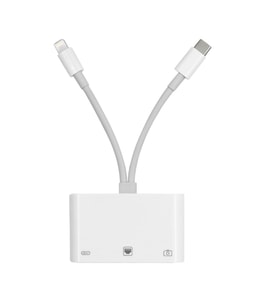ZR814 Lightning Type-C Ethernet Camera Adaptör