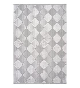 ARTEMİS HALI KARİZMA 02823C GRİ BEYAZ MODERN ÇİZGİLİ HALI