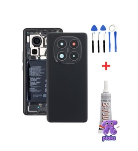 Redmi Note 14 Pro 5G Arka Kapak Pil Batarya Kapağı Kamera Lensli 24090RA29G Uyumlu + Tamir Kiti