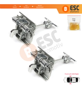 Citroen C8 MK2 Peugeot 807 Fiat Ulysse Lancia Phedra 179 İçin 2 EA Ön Sağ ve Sol Kapı Gergi Yayı