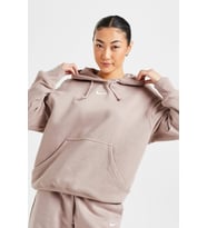 Nike Sportswear Phoenix Fleece Oversize Pullover Hoodie Kadın Kapüşonlu Bol Kesim Sweatshirt Sütlü kahve