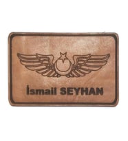 PİLOT DERİ UÇUŞ BRÖVESİ İSİMLİK 