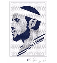 Lebron James Puzzle 240 Parça Yapboz