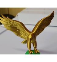 13CM Gold Renk KArtal Figürü 3D Masa Dekorasyonu Küçük Figür Dekoru
