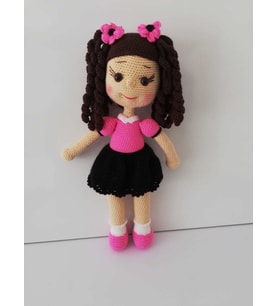 Selma Bebek Amigurumi Organik Oyuncak