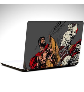 300 Spartali Laptop Sticker 12 İnch (29X24CM)