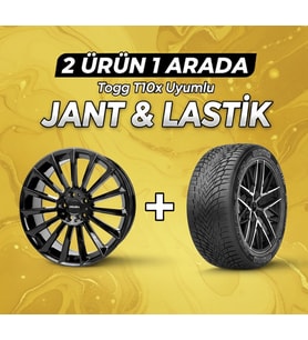Togg T10x Uyumlu Momo225/60R18 Kış Lastiği 4 Adet Yılı:2025+CA178018 B 18"Jant 4 Adet
