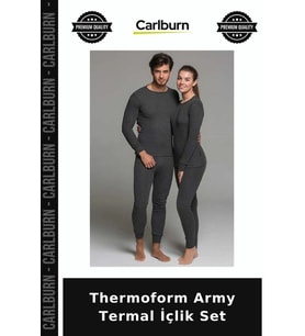 Thermoform Army Termal İçlik Set Kayak Giysisi Günlük İç Giyim Vücut Isı Koruma