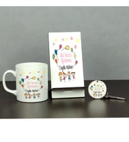 Okul Öncesi Öğretmeni Üçlü Set (Kupa + Telefon Standı + Anahtarlık) 001
