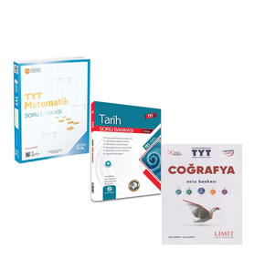 TYT Tarih Coğrafya Matematik Soru Bankası 3 Kitap Set