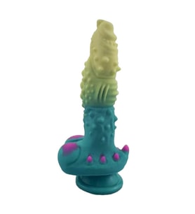 Censan Yeşil Mavi Canavar Dildo Model 2