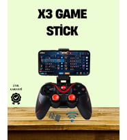 Mey İthalat® Ergonomik Tasarımlı Şarjlı Kablosuz Gamepad (Krem)
