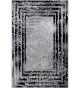 Eliana Home Baskılı, Yıkanabilir Kaymaz Taban Salon Halısı LNA1586-SD236 100x150 cm (Gri)