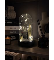 Fanus İçinde İstanbul Temalı Peri Led Ev Dekorasyonu Dekoratif Obje Ve Biblo Gece Lambası