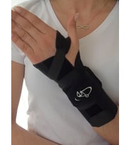 MORSA CYBERG® Metal Destekli Uzun El Bilek Ateli SOL (Siyah)