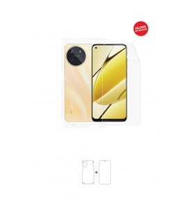 Realme 11 4G Ön, Arka ve Yan 360 Derece Tam Kaplama Tpu Film