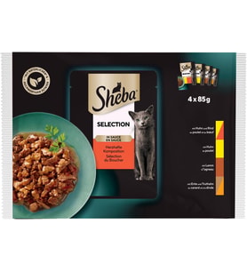 Yetişkin Etli Çeşitler 4'lü Paket Yaş Mama 340 g