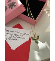 ÇELİK KARARMAZ ANKA KUŞU KOLYE ( KUTULU/KİŞİSELLEŞTİRİLEBİLİR NOTLU) (Gold)