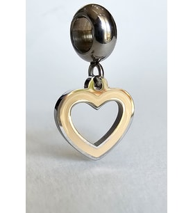 ÇELİK CHARM KALP ÇERÇEVE