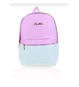 Kaukko Soft Floral Sırt Çantası (Violet) K1493