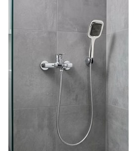 Siyah Duş Seti El Duşu Başlığı Spiral Hortum Dayanıklı Banyo Duş Aksesuarı