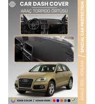 AUDİ Q5 (2008-2017) Torpido Örtüsü Ön Göğüs Koruma Torpido Koruma Araca Özel Kaymaz Kolay Montaj