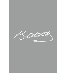 Sticker Kemal Atatürk Imzası Araba Oto Sticker Motor Pc Laptop Bilgisayar Etiket Çıkartma 20cm