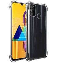 Samsung Galaxy M21 Şeffaf Tank Silikon Kapak