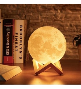 ay ışığı gece lambası (Beyaz)