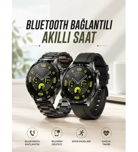Northcity Akıllı Saat Sesli Görüşme ve Sağlık Takibi - Uyku Düzeni ve NFC Uyumlu
