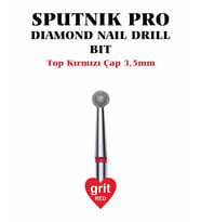 Elmas Top Freze Kırmızı Çap 3,5mm