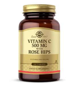 Solgar Vitamin C 500 Mg Rose Hips 100 Tablet