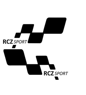 RCZ sport Etiket Yapıştırma 30cmx11cm MMD282