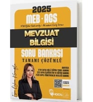 2025 MEB AGS Mevzuat Bilgisi Soru Bankası Çözümlü Hoca Kafası