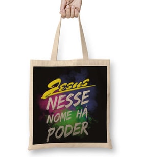 Jesus Nesse Nome Ha Poder Bez Çanta Uzun Saplı